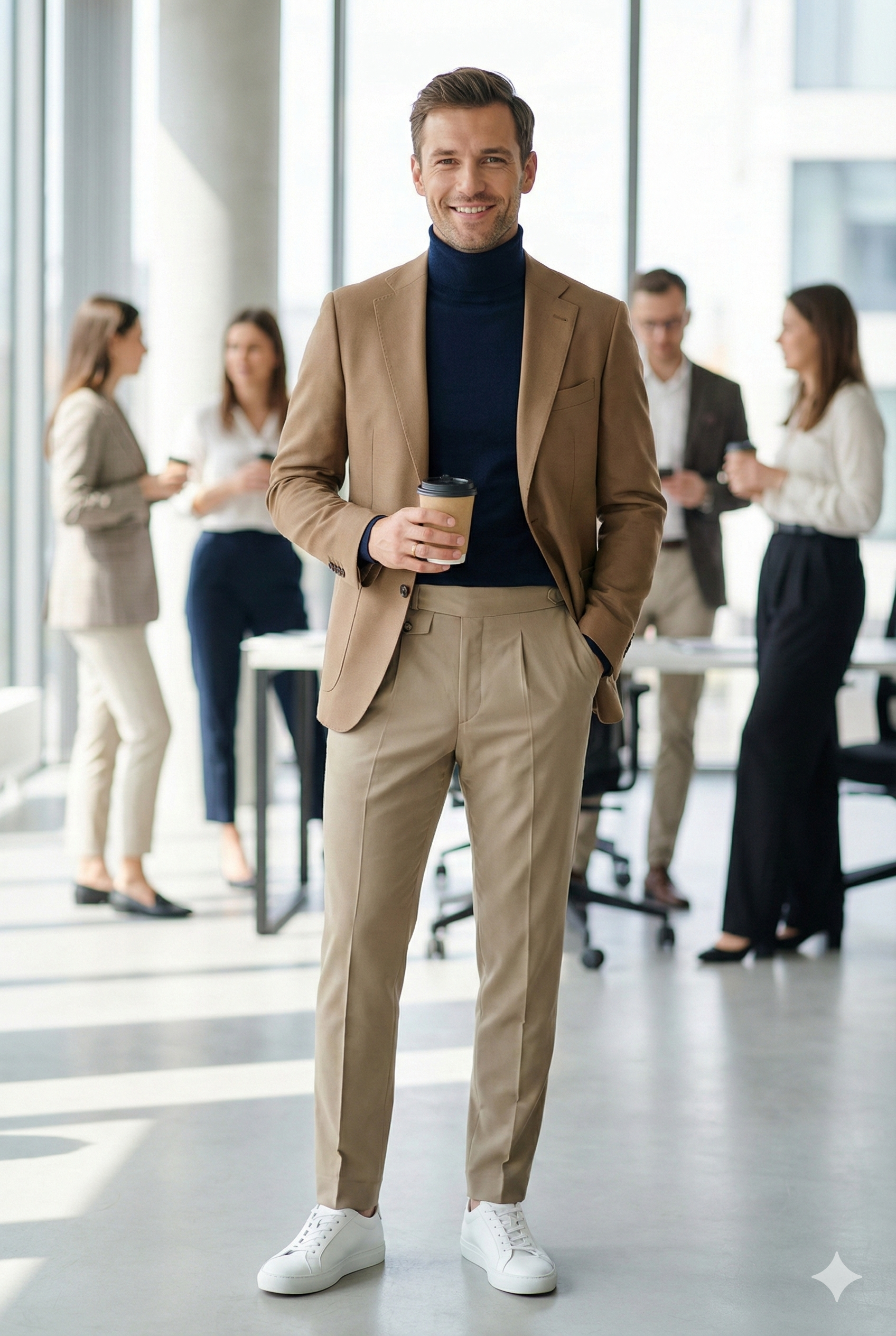 Mezczyzna lat 30 ubranie do biura