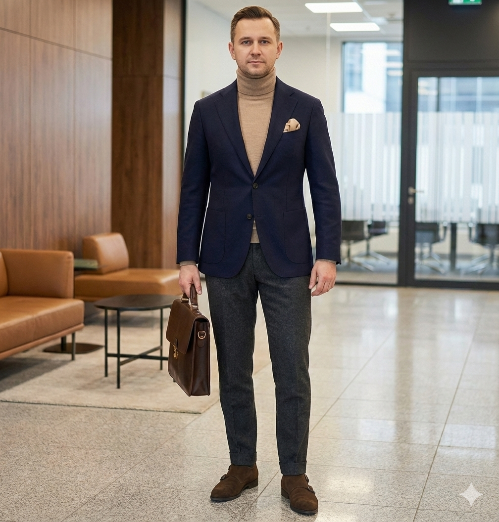Mężczyzna 40 lat ubranie do biura