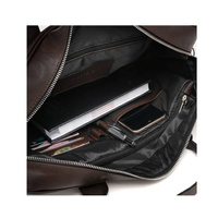 Torba z odpinanym paskiem ciemnobrązowa