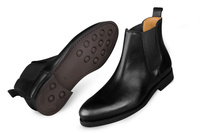 Czarne buty męskie sztyblety Lord Chelsea