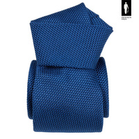 Krawat z grenadyny kolor ultramaryna