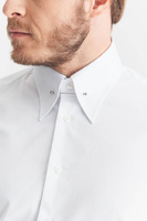 Biała koszula z kołnierzem Pin Collar