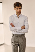 Błękitna koszula button down 100% bawełna