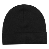 Czapka męska z szarej wełny merino dobrze przylegająca