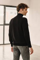 Czarny golf męski 100% bawełna