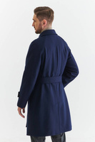 Płaszcz męski CITY z granatowego sukna