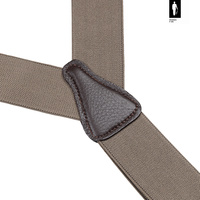 Szelki Męskie „Brązowy Minimalizm” – 2w1