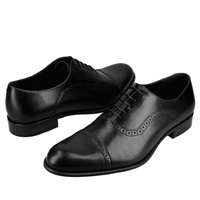 Czarne buty męskie wiedenki