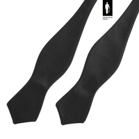 Mucha wiązana - czarna w szpic