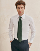 Biała koszula do garnituru 100% bawełna Comfort twill