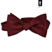 Mucha wiązana - bordowa