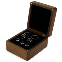 Zestaw spinek do smokingu srebrny z czarnym oczkiem – spinki mankietowe + guziki jubilerskie