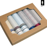 Męskie chusteczki z bawełny 6 sztuk