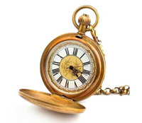 Zegarek cebula Złota Busola II