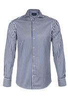 Koszula w paski z neapolitańskim rękawem