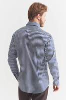 Koszula w paski z neapolitańskim rękawem