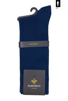 Gładkie niebieskie skarpetki Pedemeia z bawełny organicznej