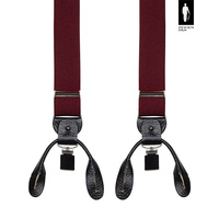 Bordowe szelki z zapięciem 2w1