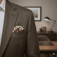 Poszetka jedwabna „Krawiec” – kolekcja Ginące Zawody