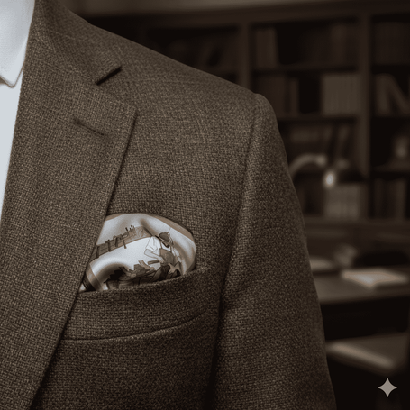 Poszetka jedwabna „Szewc” – kolekcja Ginące Zawody