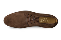 Buty męskie zamszowe Chukka Lord tabakowy brąz