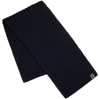 Granatowy szalik z wełny merino