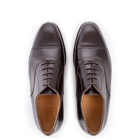 Brązowe półbuty oxford Goodyear welted