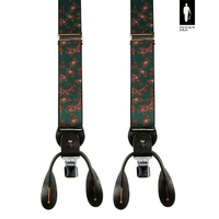 Zielone szelki do spodni zapięcie 2w1