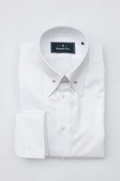 Biała koszula z kołnierzem Pin Collar