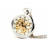 Zegarek kieszonkowy Srebrny Smok