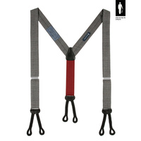 Garniturowe szelki w kratę księcia Walii