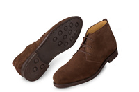 Buty męskie zamszowe Chukka Lord tabakowy brąz