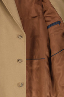 Camelowy płaszcz męski wełna z kaszmirem