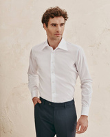 Biała koszula do garnituru 100% bawełna Comfort twill