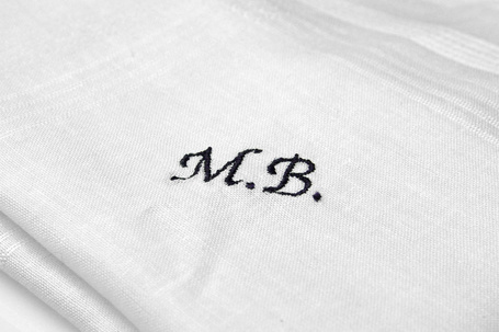 Bawełniane chusteczki męskie w paski i kratkę (kolorystyczny mix) – zestaw 6 sztuk