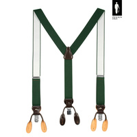 Zielone szelki z zapięciem 2w1