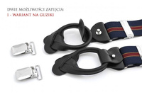 Zielone szelki z zapięciem 2w1