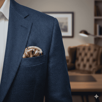 Poszetka jedwabna „Krawiec” – kolekcja Ginące Zawody