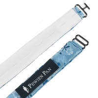 Błękitna mucha w drobne kwiaty