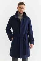 Płaszcz męski CITY z granatowego sukna