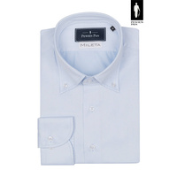 Błękitna koszula button down 100% bawełna