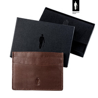 Skórzane etui na karty - brązowy cardholder RFID