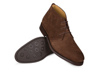 Buty męskie zamszowe Chukka Lord tabakowy brąz