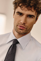 Błękitna koszula do garnituru 100% bawełna Comfort twill