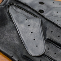 Rękawiczki samochodowe ze skóry