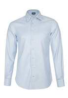 Koszula dobby błękitna w drobny wzór