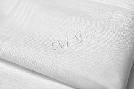 Bawełniane chusteczki męskie w paski i kratkę (kolorystyczny mix) – zestaw 6 sztuk