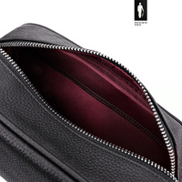 Męska skórzana kosmetyczka podróżna Pewien Pan – czarna