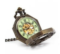 Zegarek kieszonkowy Tessaract I (złoty)