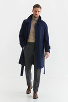 Płaszcz męski CITY z granatowego sukna